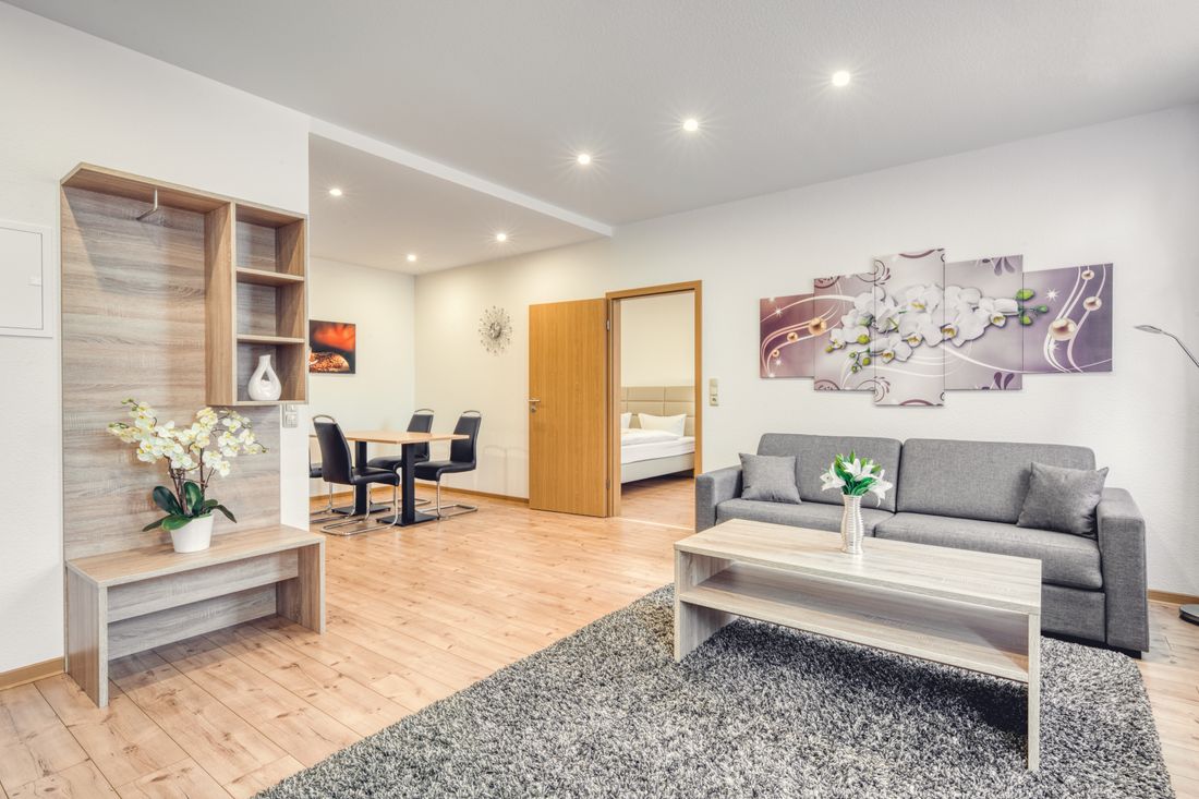 Apartment 1: Wohnzimmer